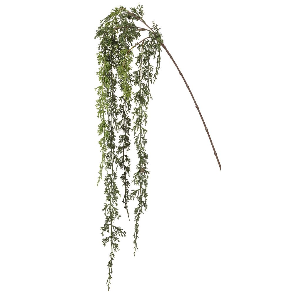 realistic artificial cedar hanging plant