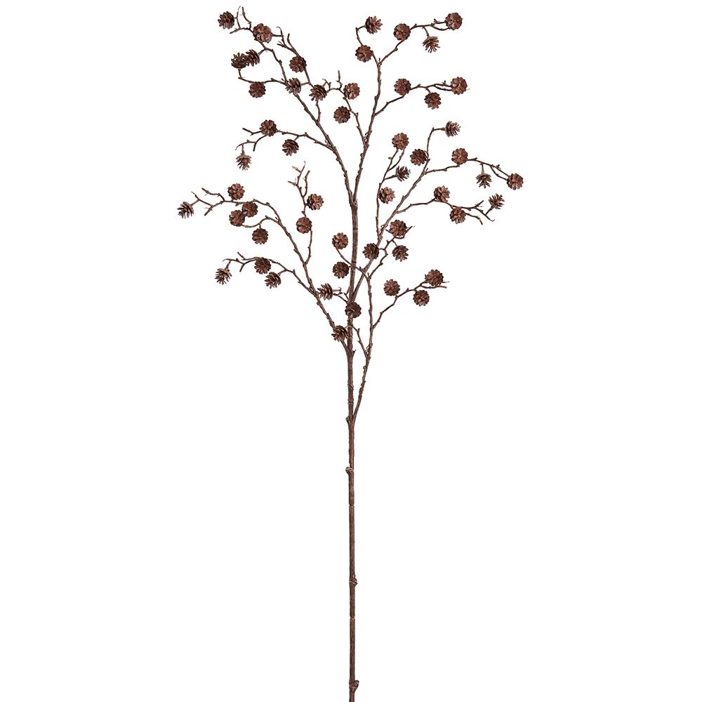 35" Plastic Pine Cone Spray