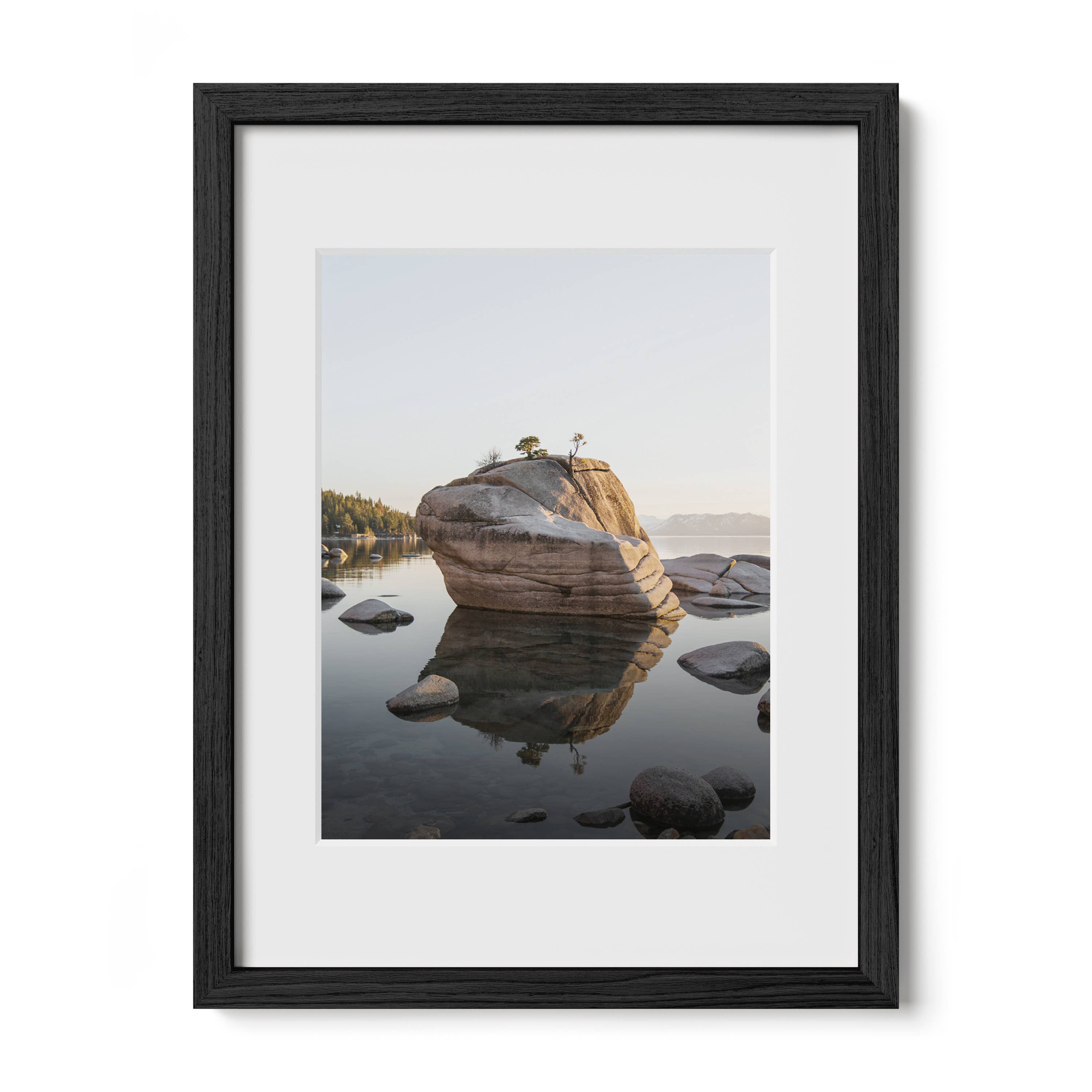 Black Oak Frame with Glass