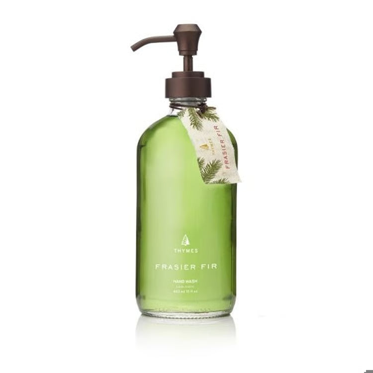 Frasier Fir Large Hand Glass Bottle Wash