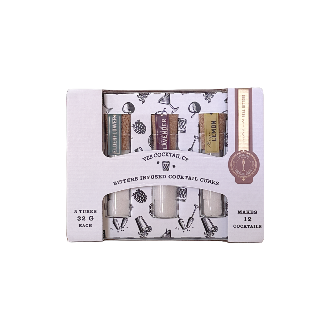 Bitters Infused Cocktail Cube Gift Sets: Champagne Cocktails