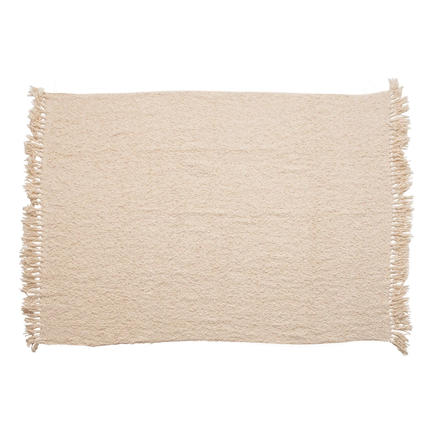 Charleston Cream Throw Blanket - Thumbnail 2