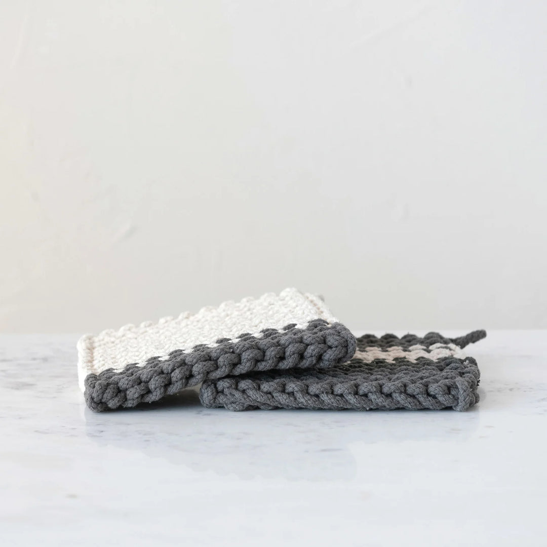 Cotton Crocheted Pot Holder