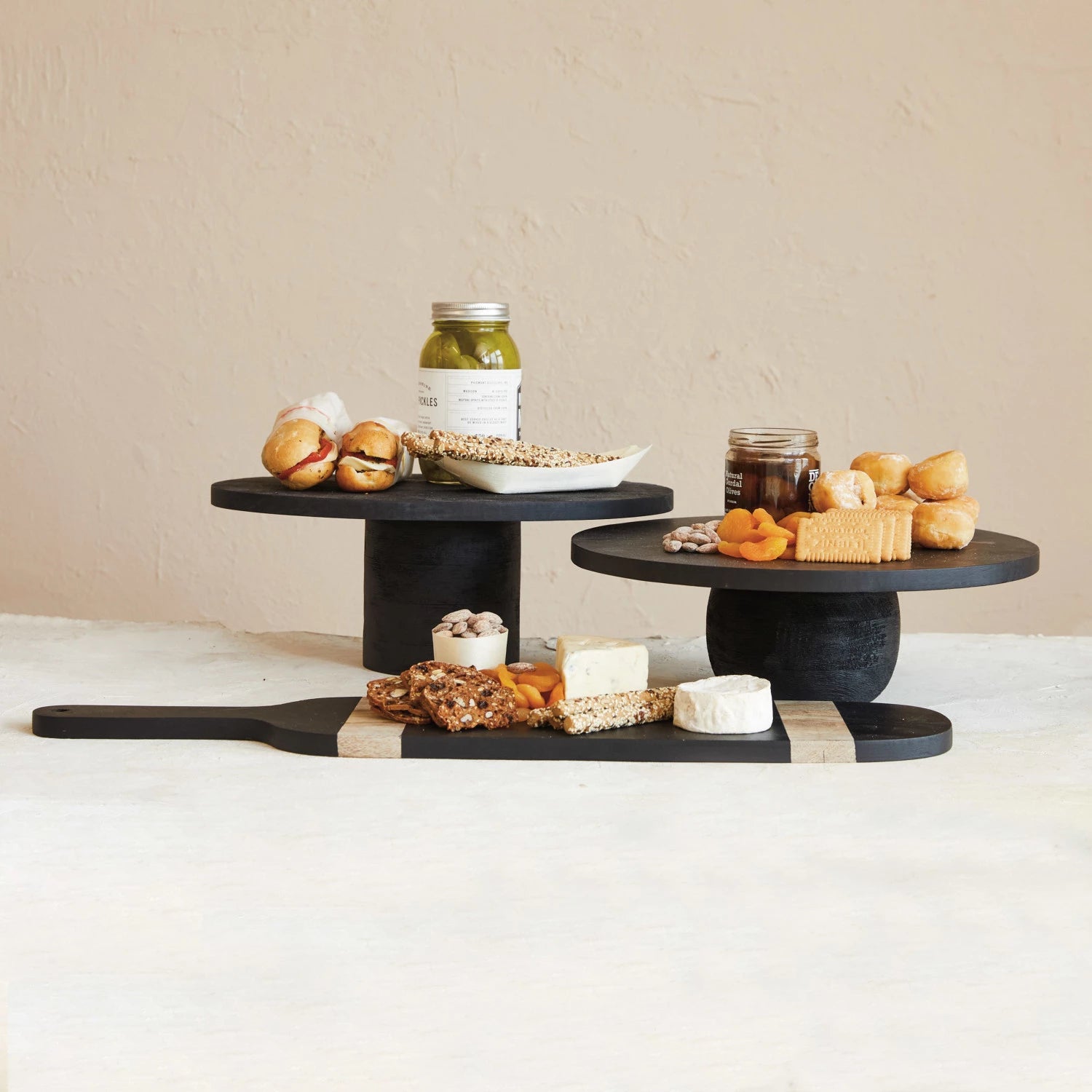 Mango Wood Pedestal - Thumbnail 5