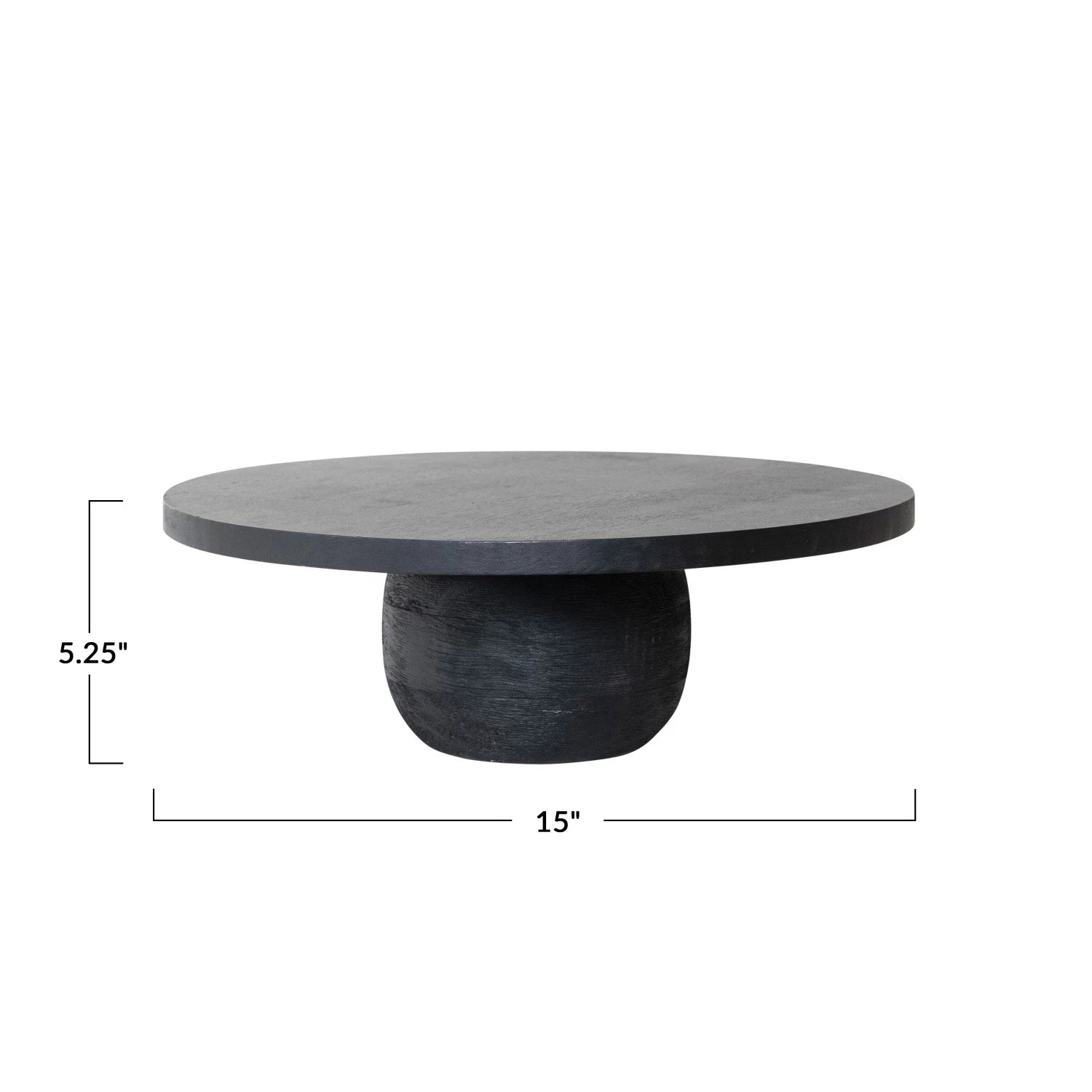 Mango Wood Pedestal - Thumbnail 2