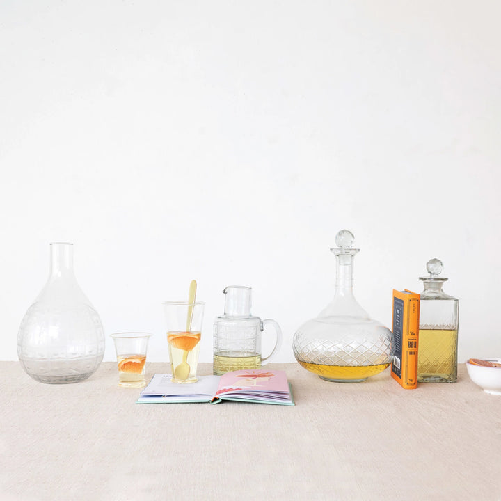 Etched Glass Decanter