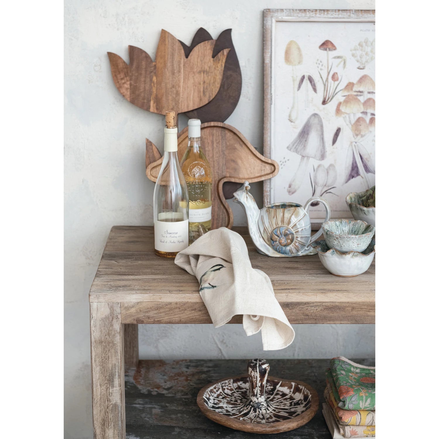 Mango Wood Tree Shaped Cheese/Cutting Board - Thumbnail 5