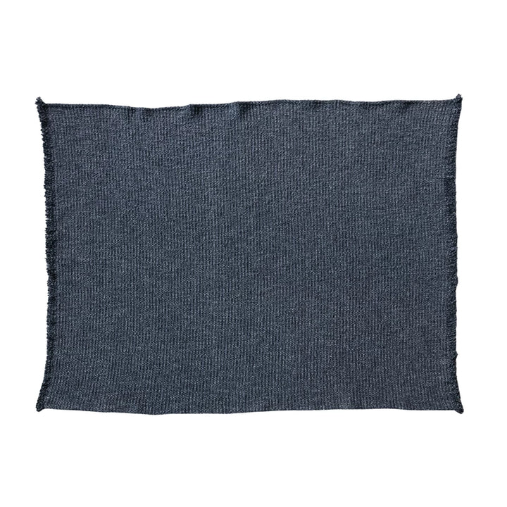 Charcoal Stonewashed Bouclé Throw