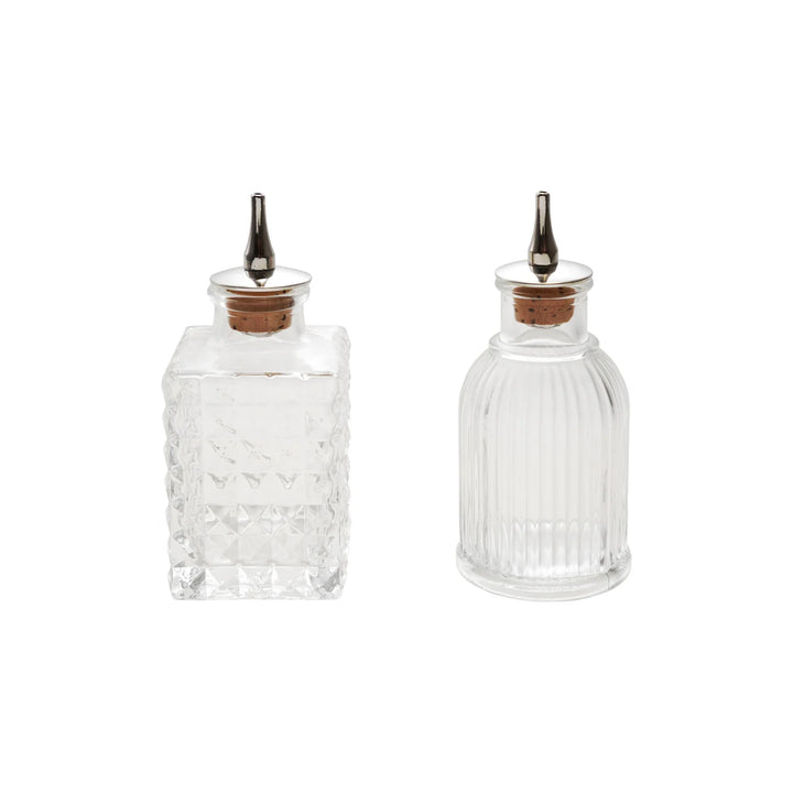 2 oz. Pressed Glass Bitters Bottle with Spout
