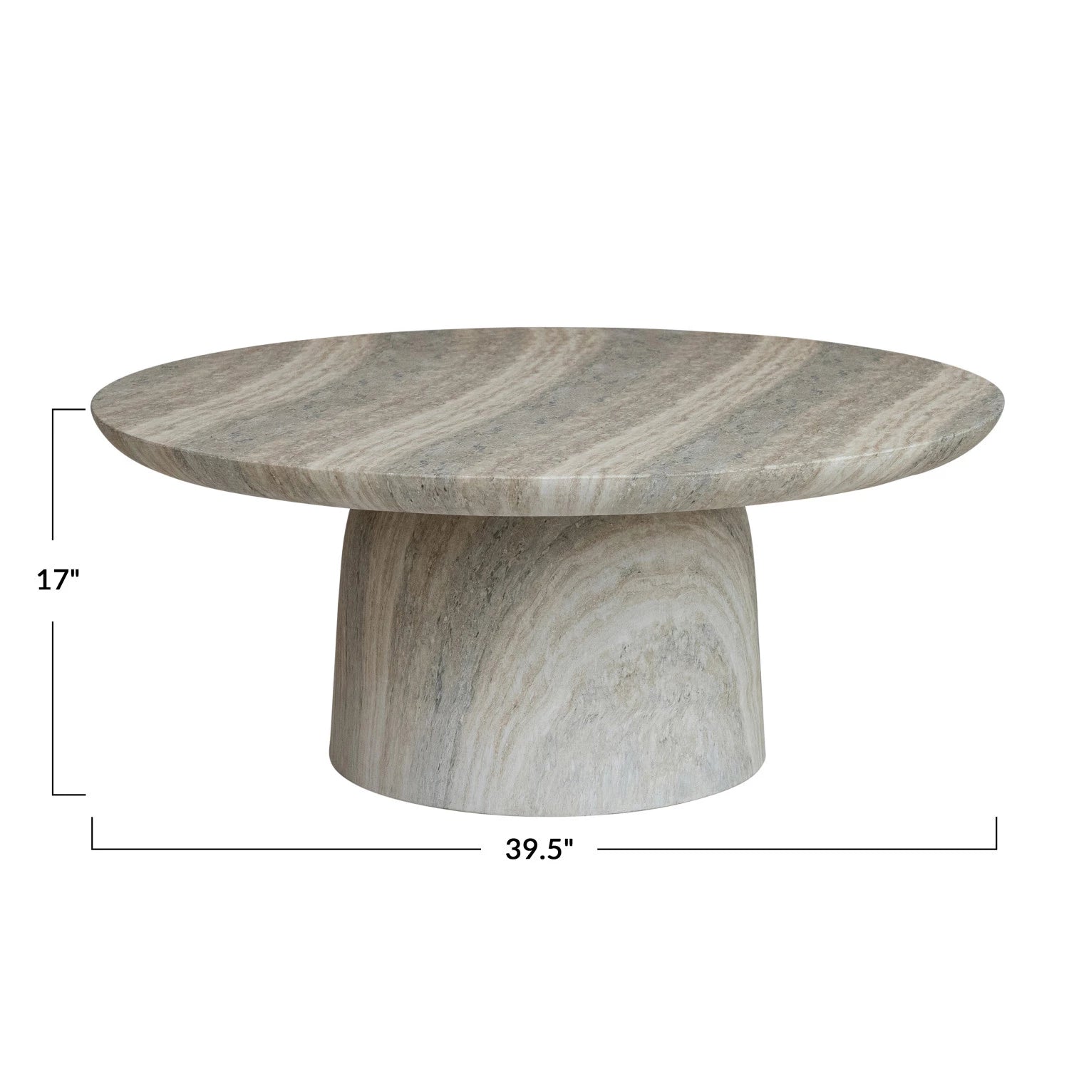 Travertine Table - Thumbnail 3