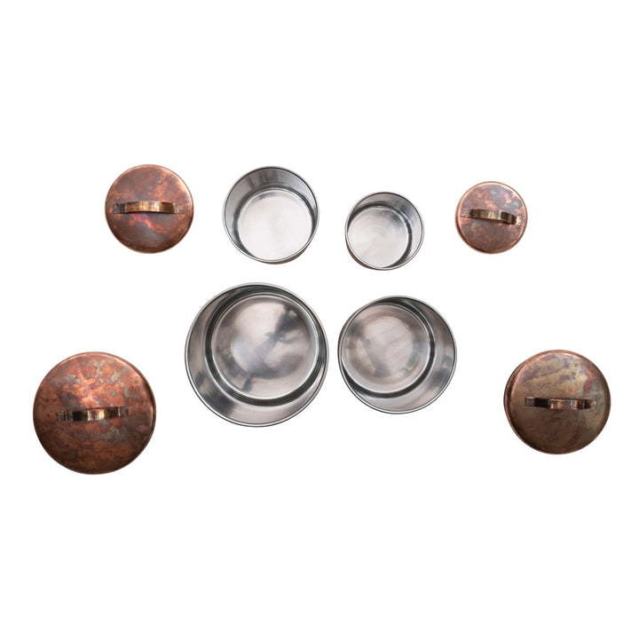 Copper Finished Canisters