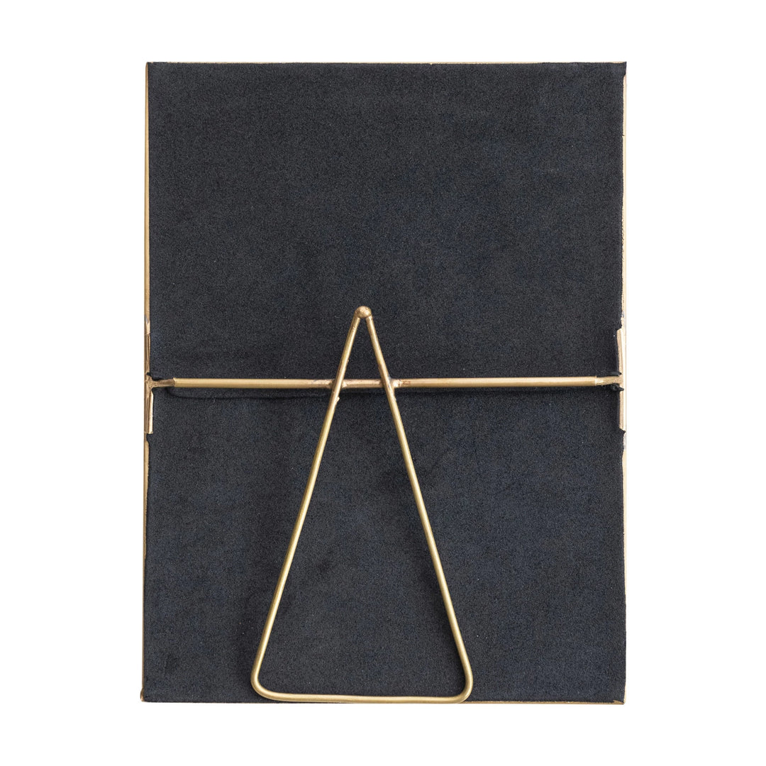 Brass Freestanding Mirror