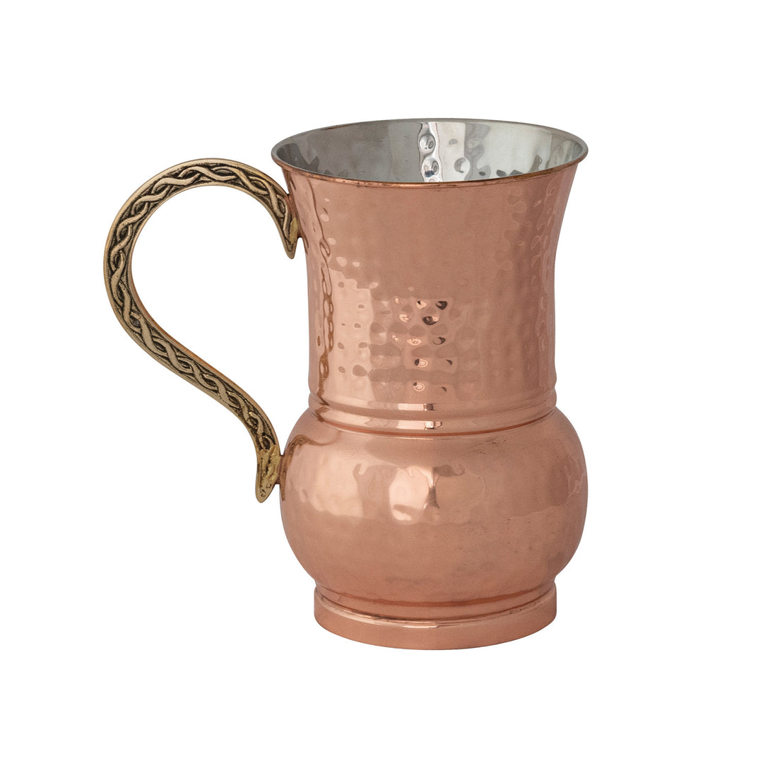 Hammered Stainless Steel Pitcher, Copper Finish