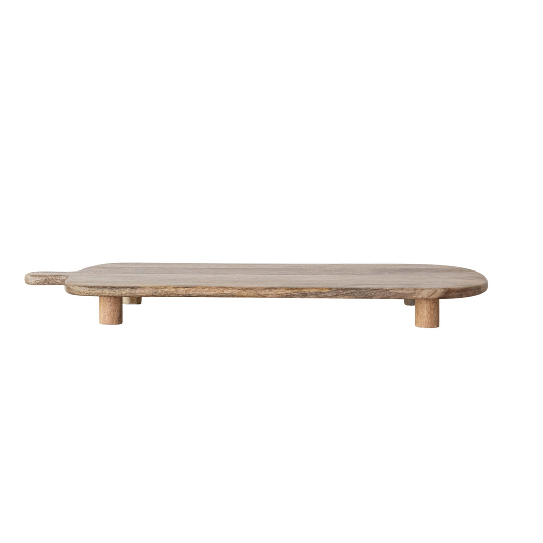 Mango Wood Footed Serving Board