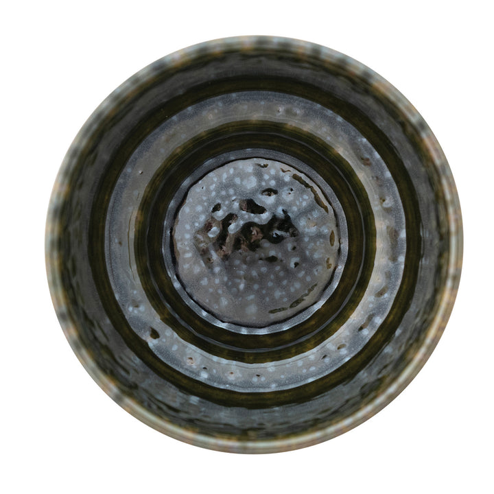 Green Reactive Glaze Planter