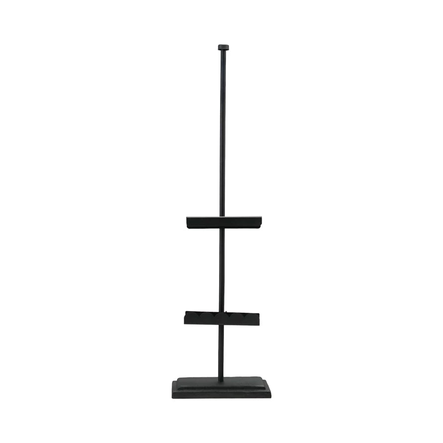 black metal scalloped edge easel 