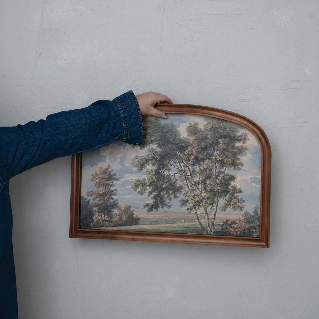Wood Arched Landscape Wall Decor