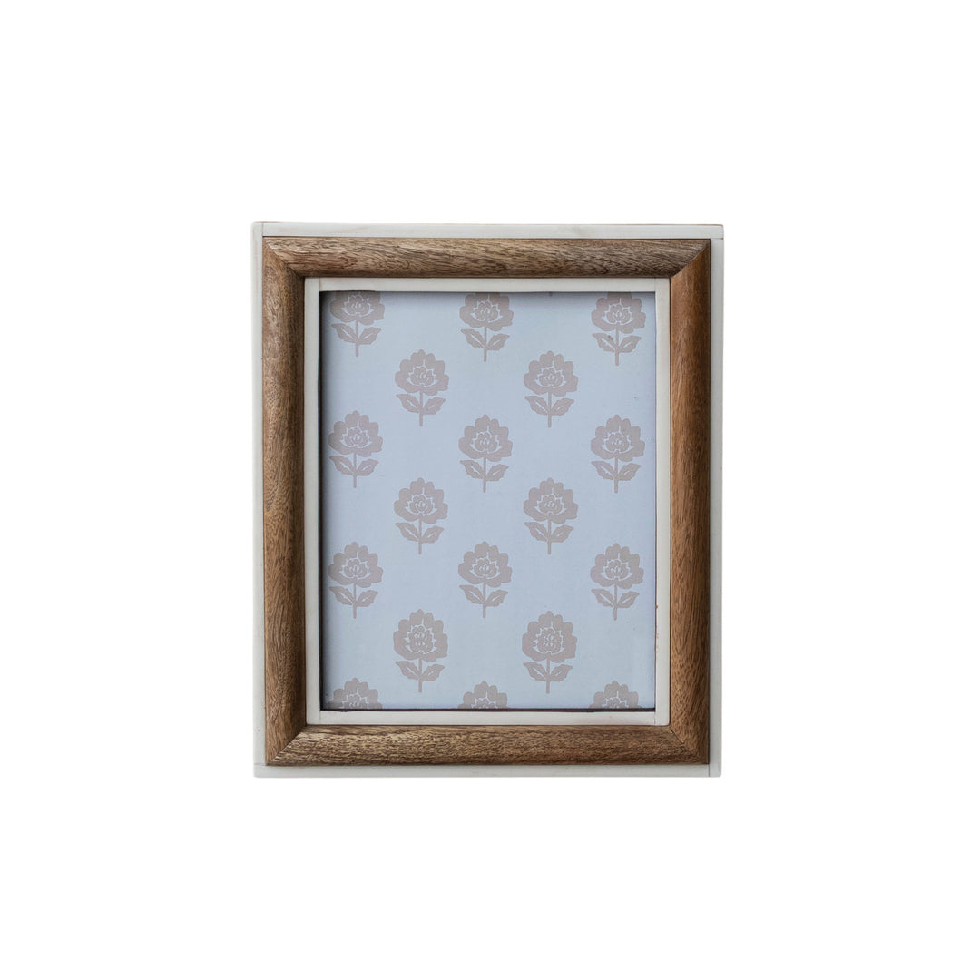 Resin & Mango Wood Photo Frame
