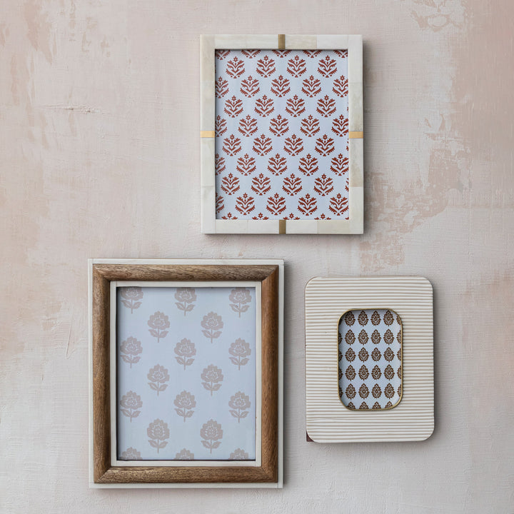 Resin & Mango Wood Photo Frame