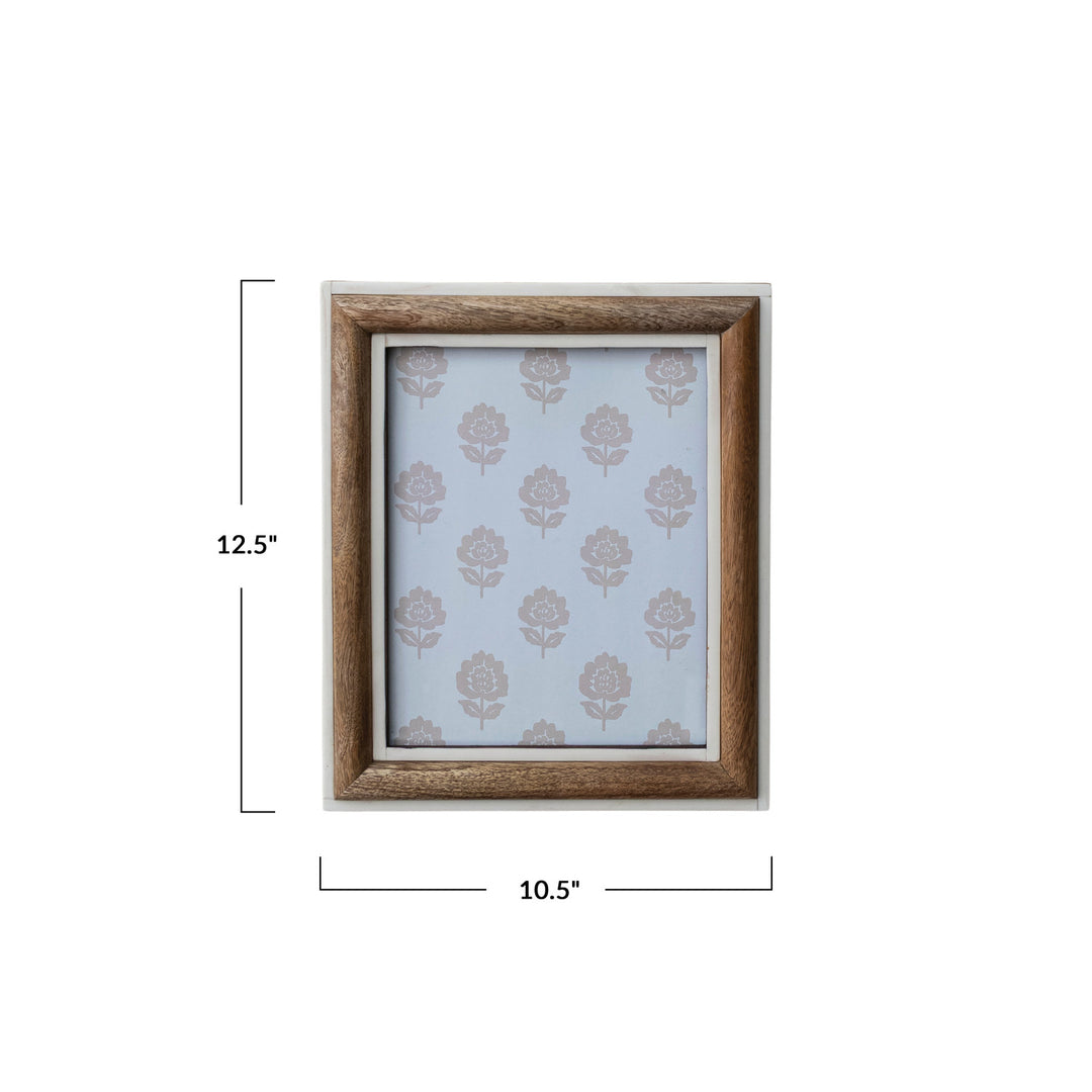 Resin & Mango Wood Photo Frame
