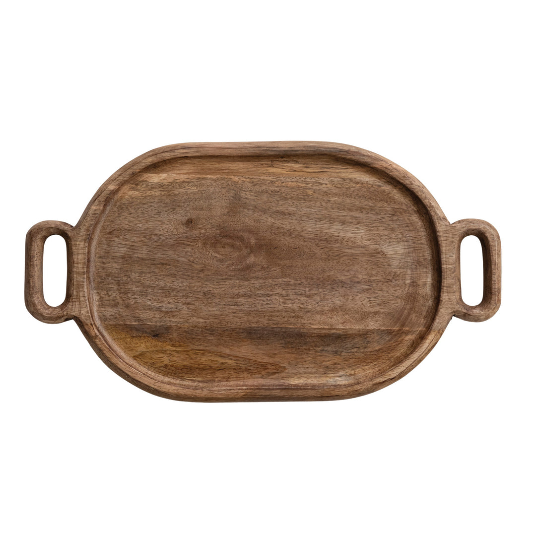 Oval Mango Wood Tray