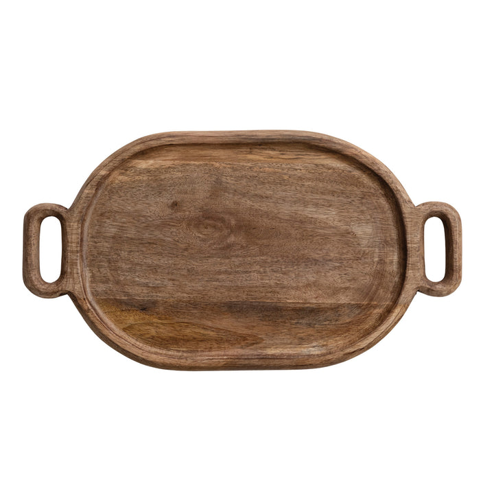 Oval Mango Wood Tray