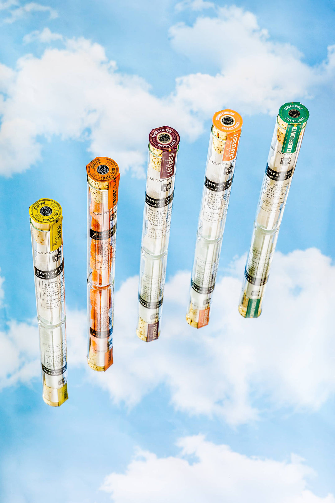 Elderflower Bitters Infused Champagne & Cocktail Cubes