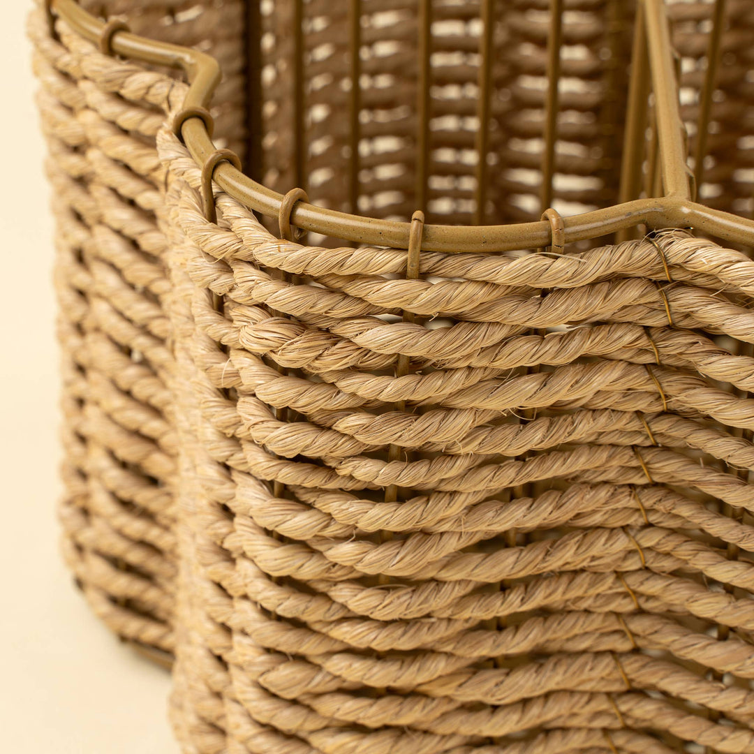 Woven Scalloped Cutlery Holder