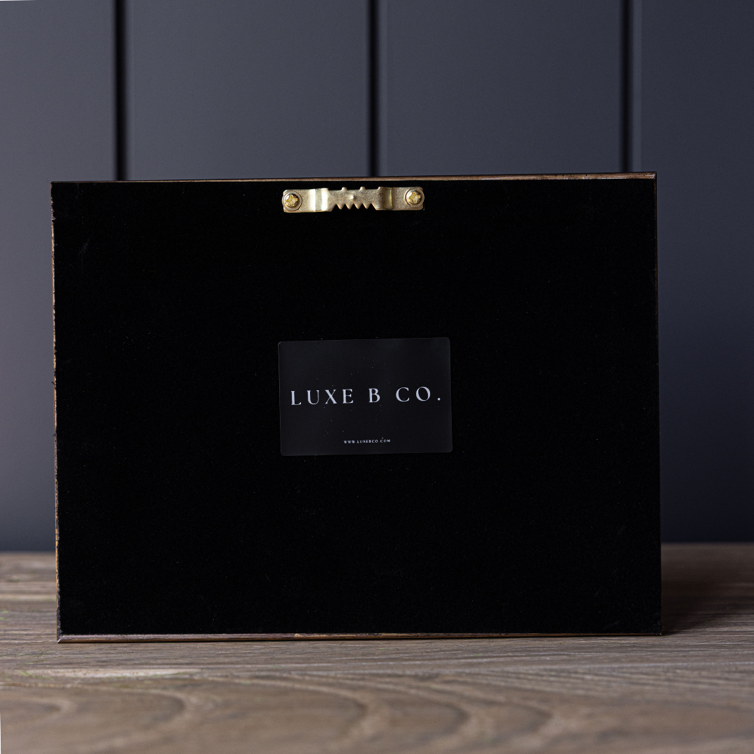 Horseback Brass Gold Mould Framed Art