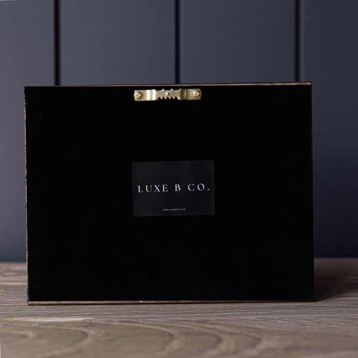 Horseback Brass Gold Mould Framed Art