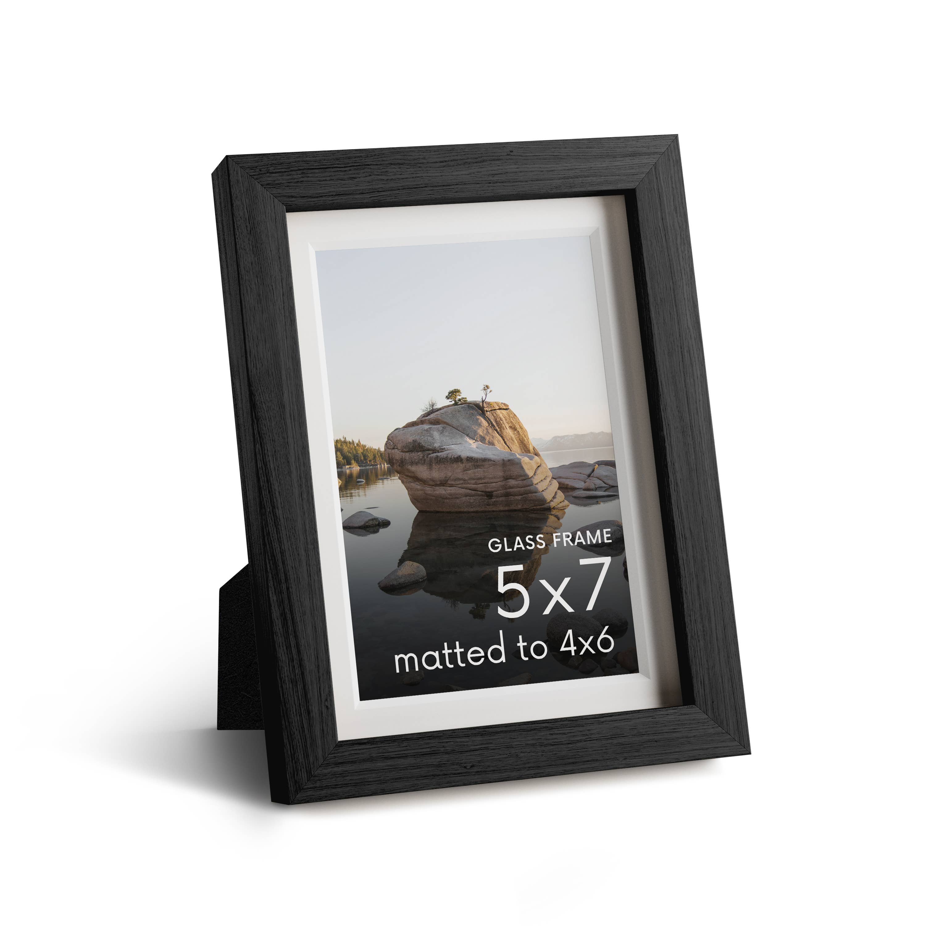 Black Oak Frame with Glass - Thumbnail 4