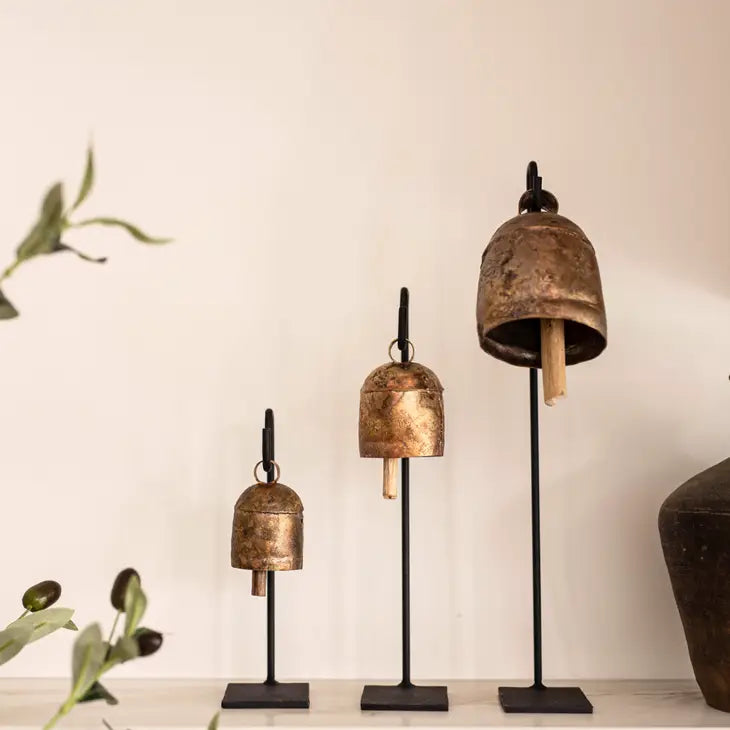 Vintage Bells with Stand