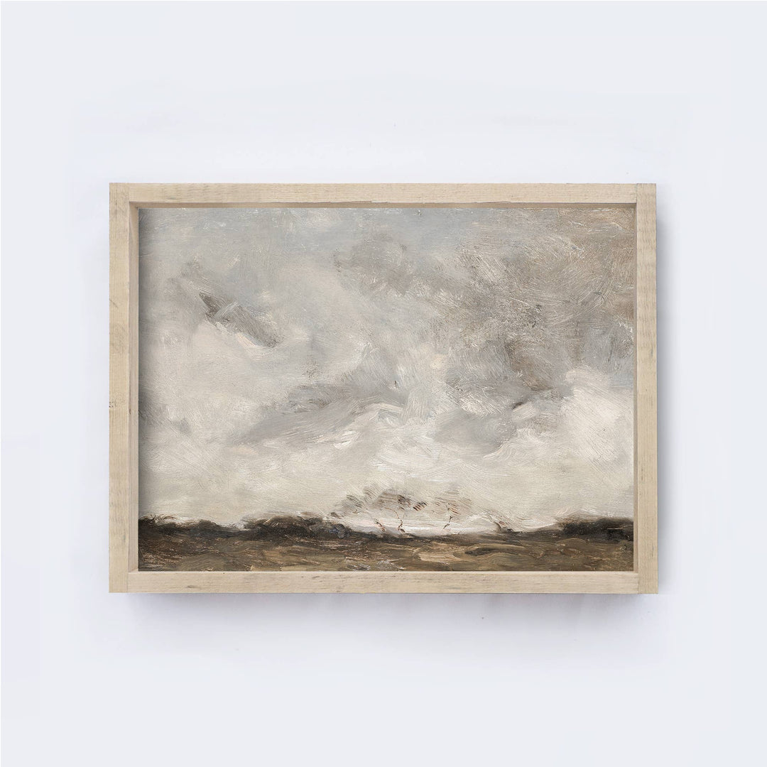 Vintage Landscape Painting Framed
