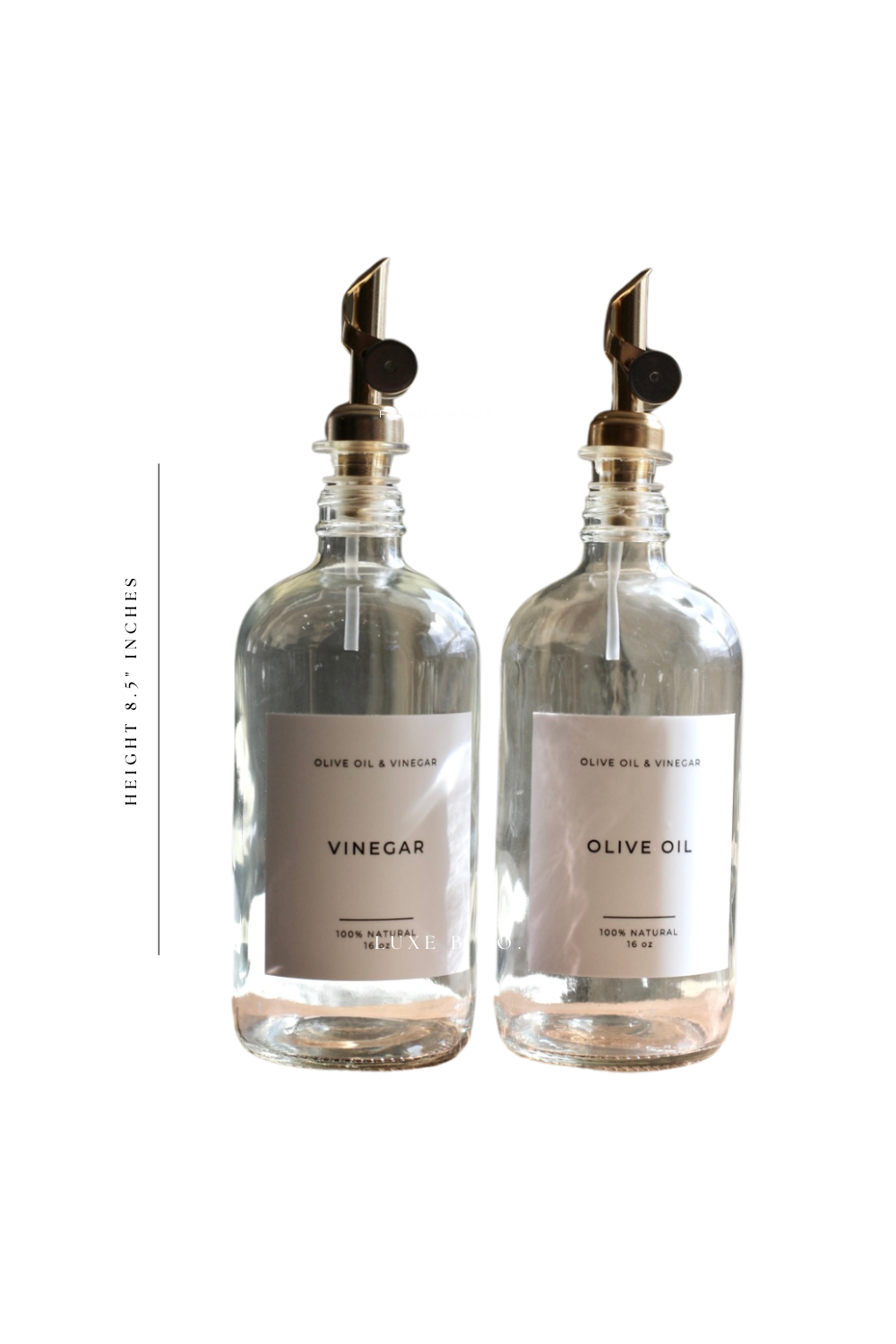 Set of Olive Oil & Vinegar Bottles
