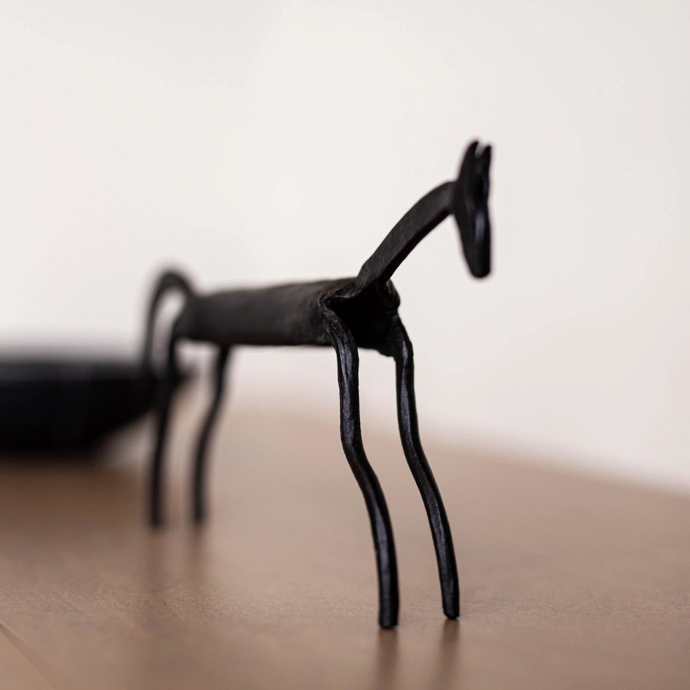Black Iron Decorative Horse