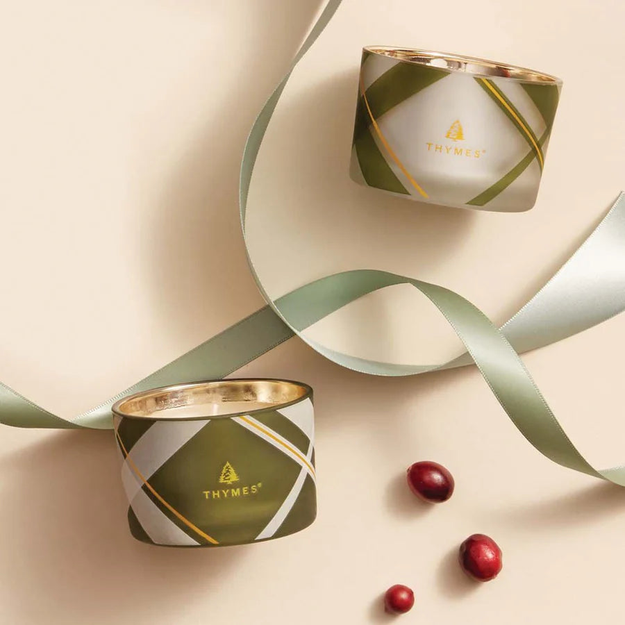 Thymes Frasier Fir Plaid Candles Set - Thumbnail 3