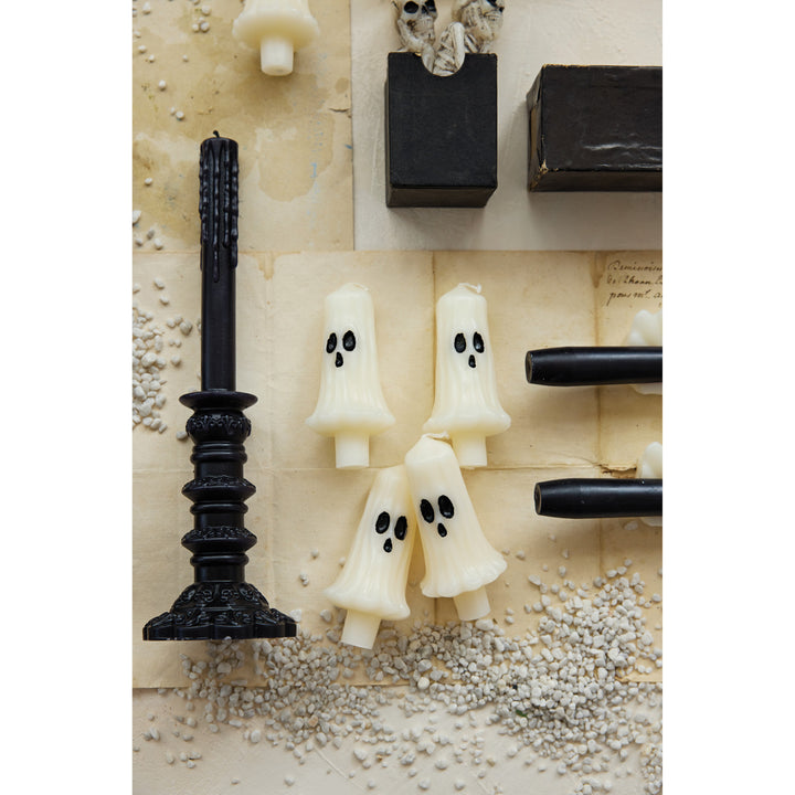 Ghost Shaped Taper Candles, Set of 4