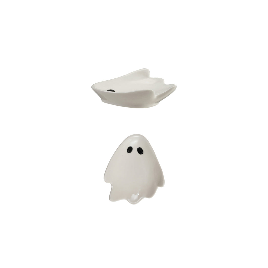 Stoneware Ghost Dish