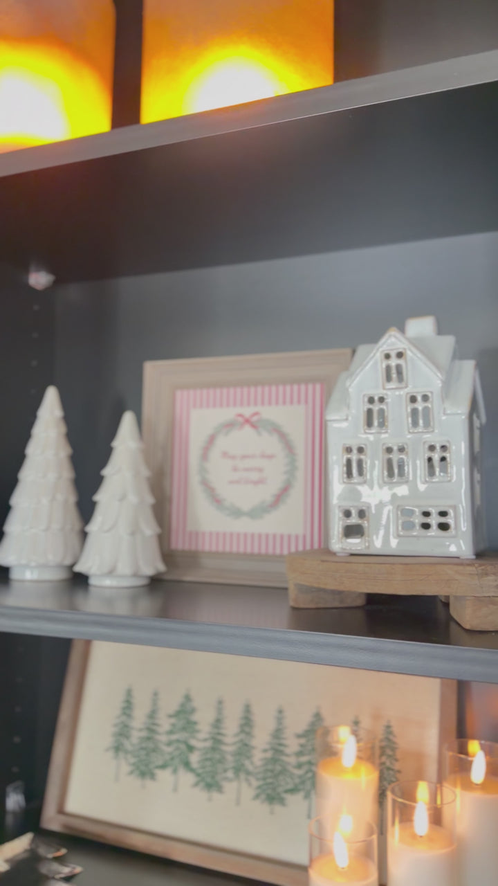 Snowdrift Ceramic Tree