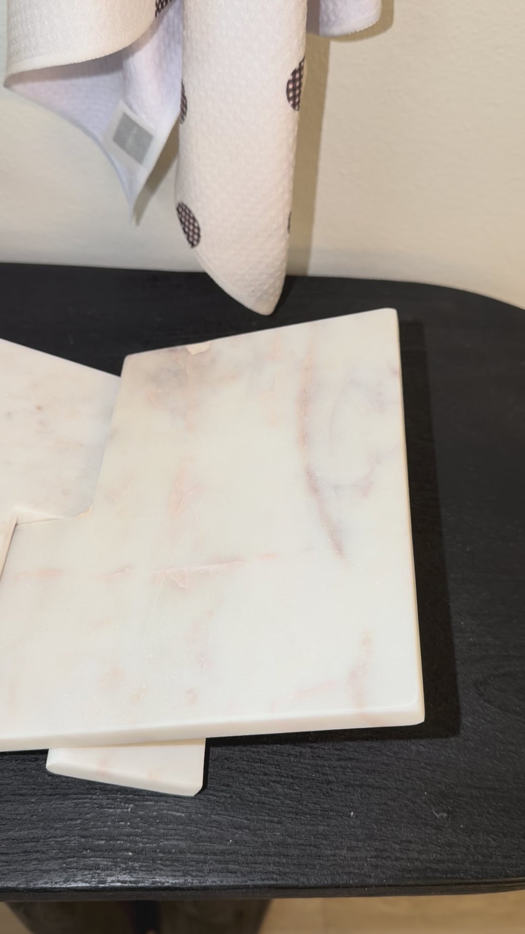 Interlocking Marble Book Holder