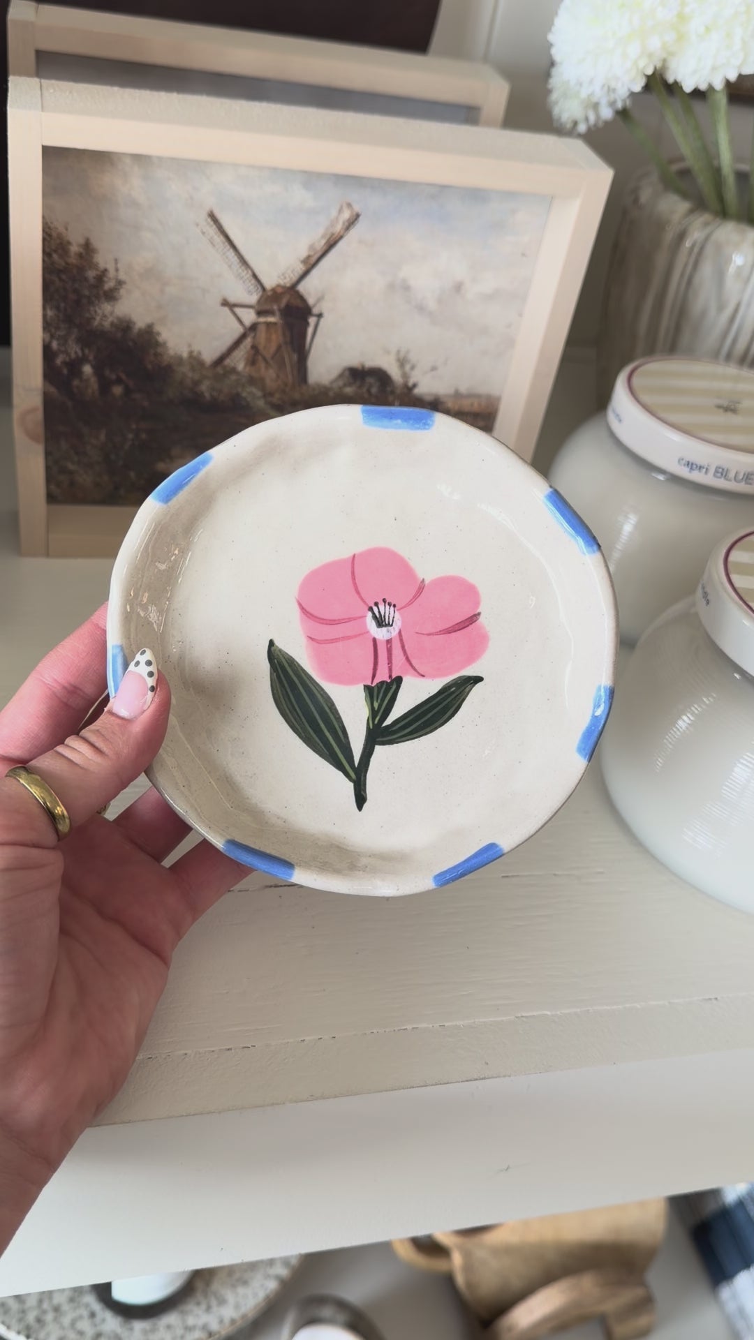 Flora Pottery Mini Dish