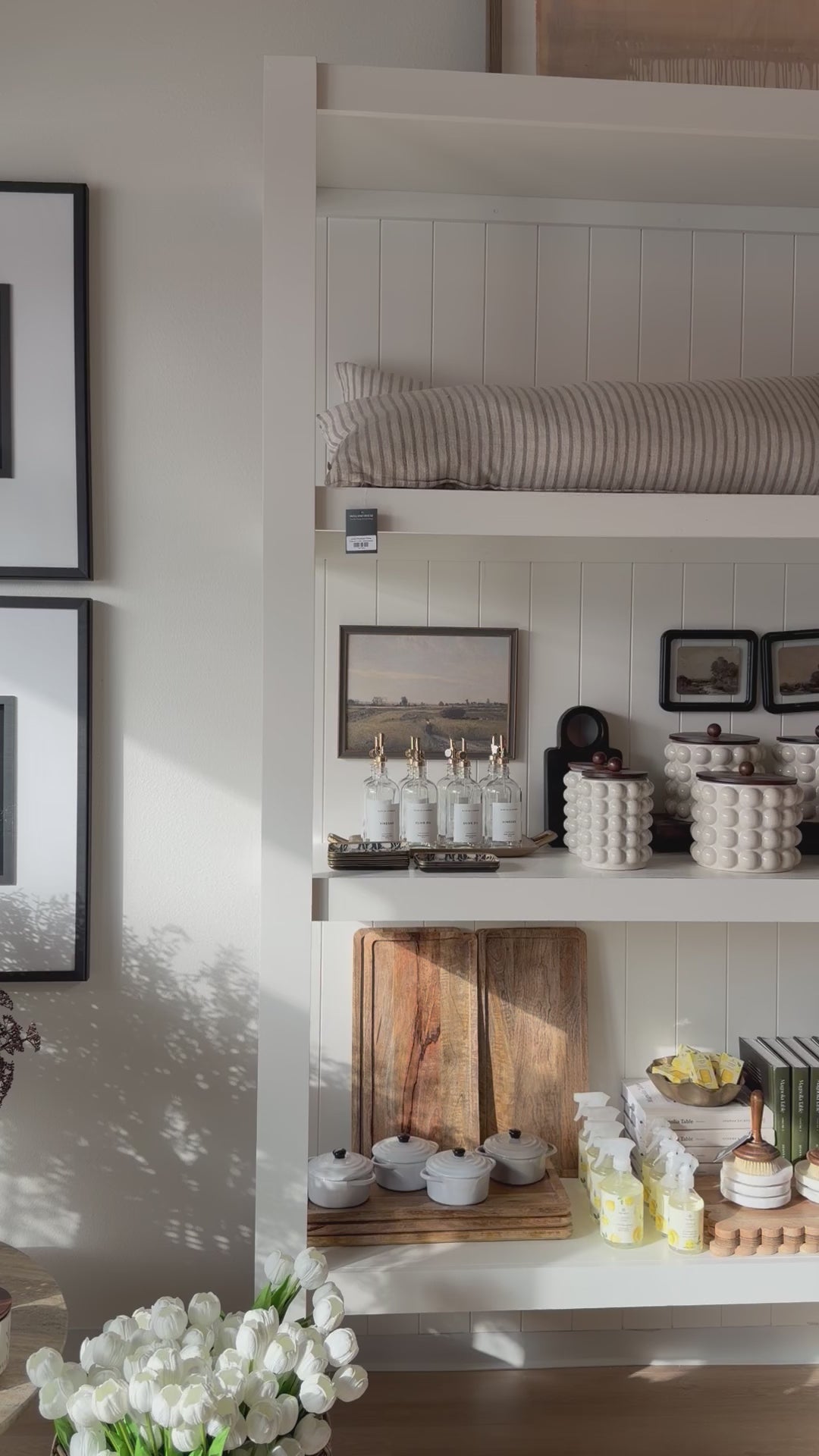 Gigi - Navy Tea Towel