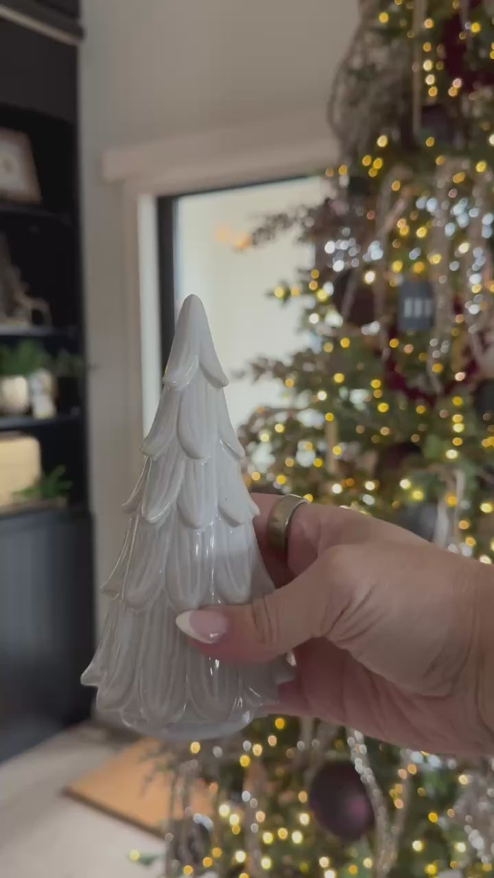 Snowdrift Ceramic Tree