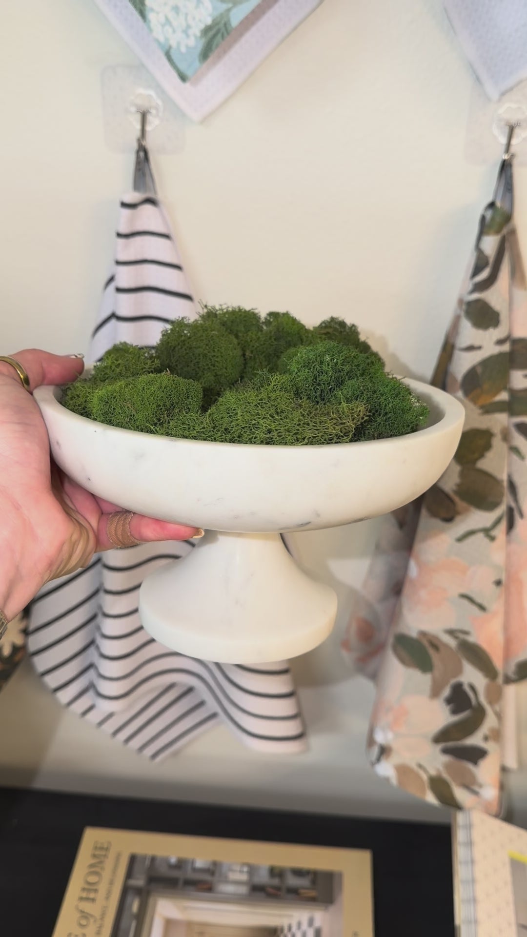 Marble Footed Bowl