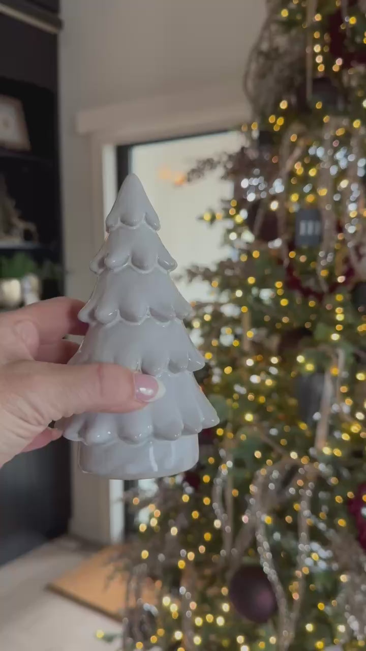 Snowdrift Ceramic Tree