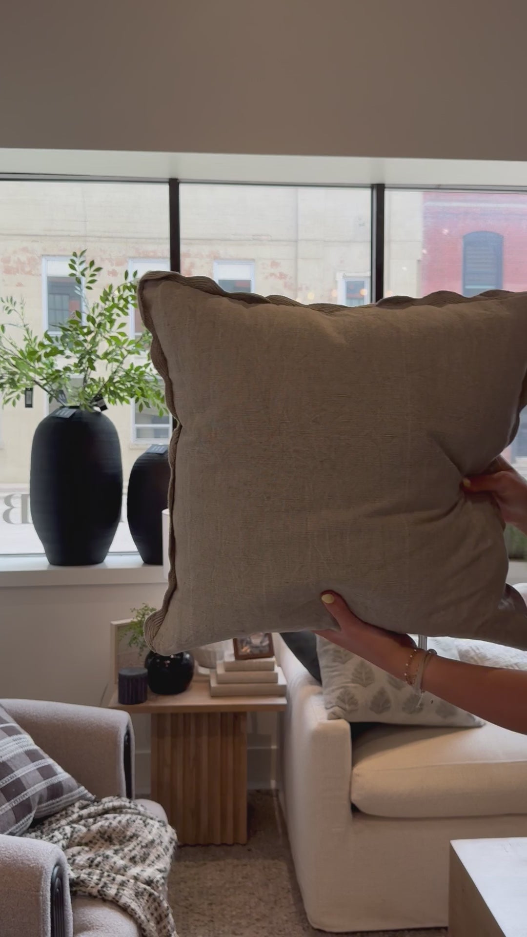 Scalloped Edge Pillow