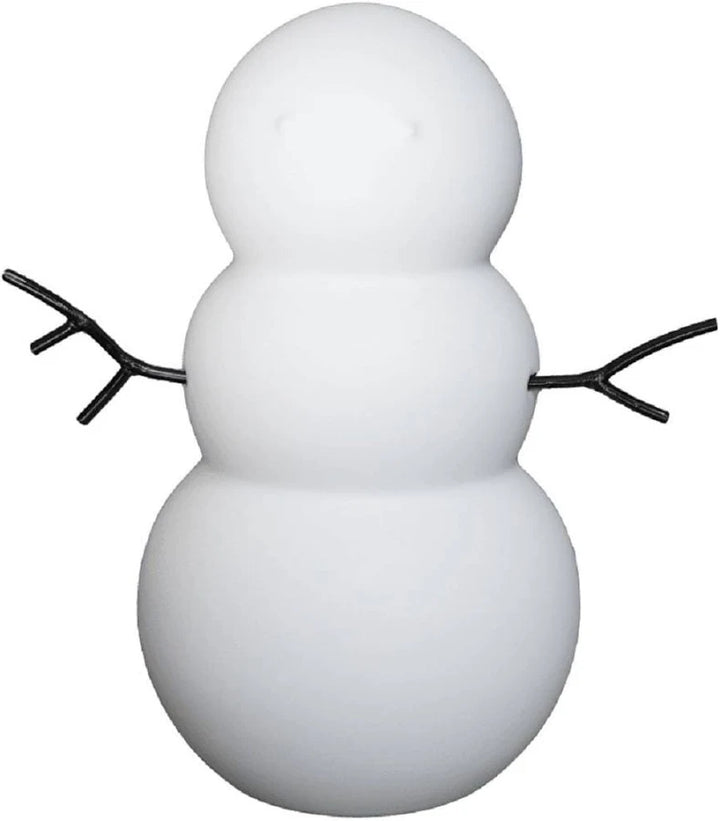 white snowman figurine