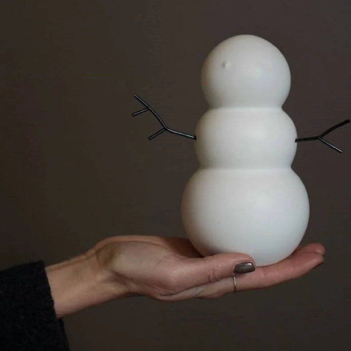 white snowman figurine