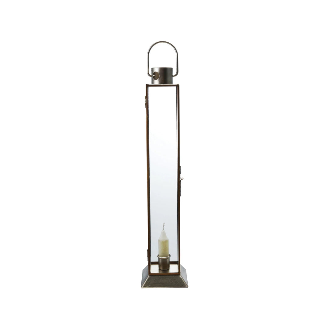 Gold Lantern Taper Holder