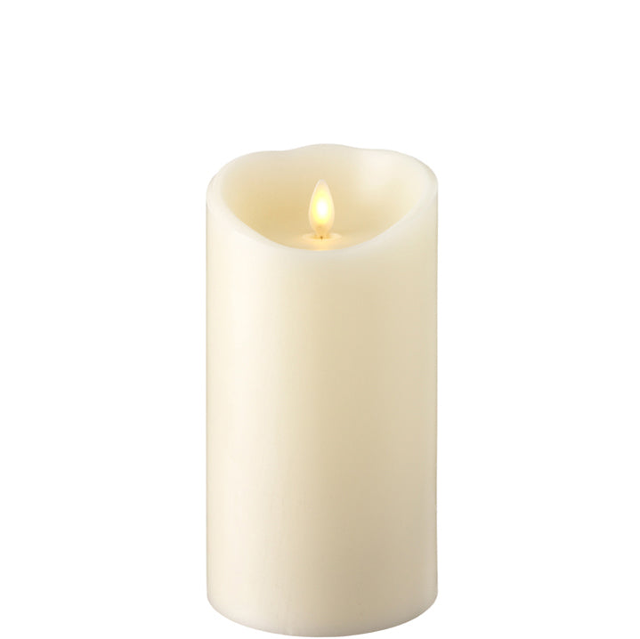 Push Flame Ivory Pillar Candle - Thumbnail 3
